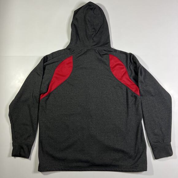 Texas Tech Red Raiders NCAA Red/Gray Hoodie Men's XL Full Zip Colosseum - Picture 8 of 11